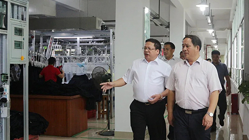 梧州市委書(shū)記全桂壽蒞臨百裕集團調研指導